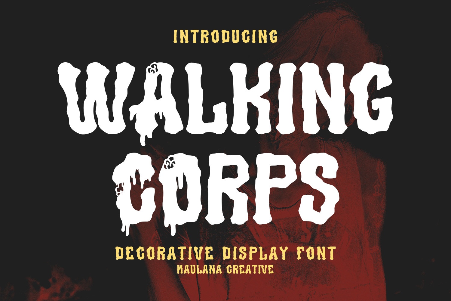 Walking Corps Font preview