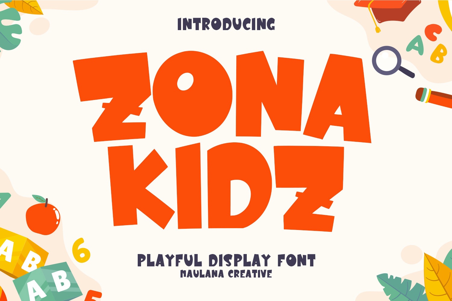 Zona Kidz Regular Font preview