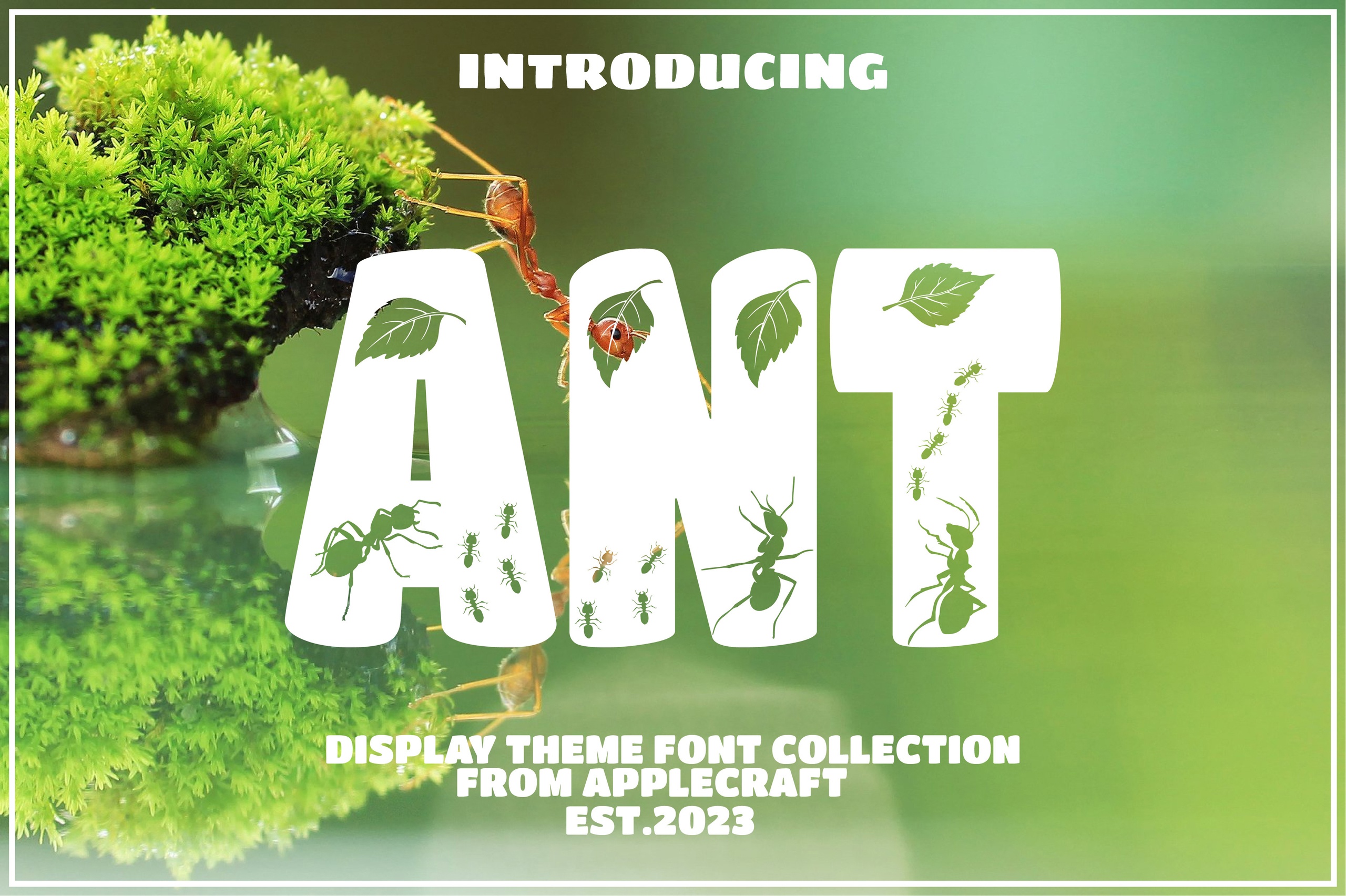 Ant Regular Font preview