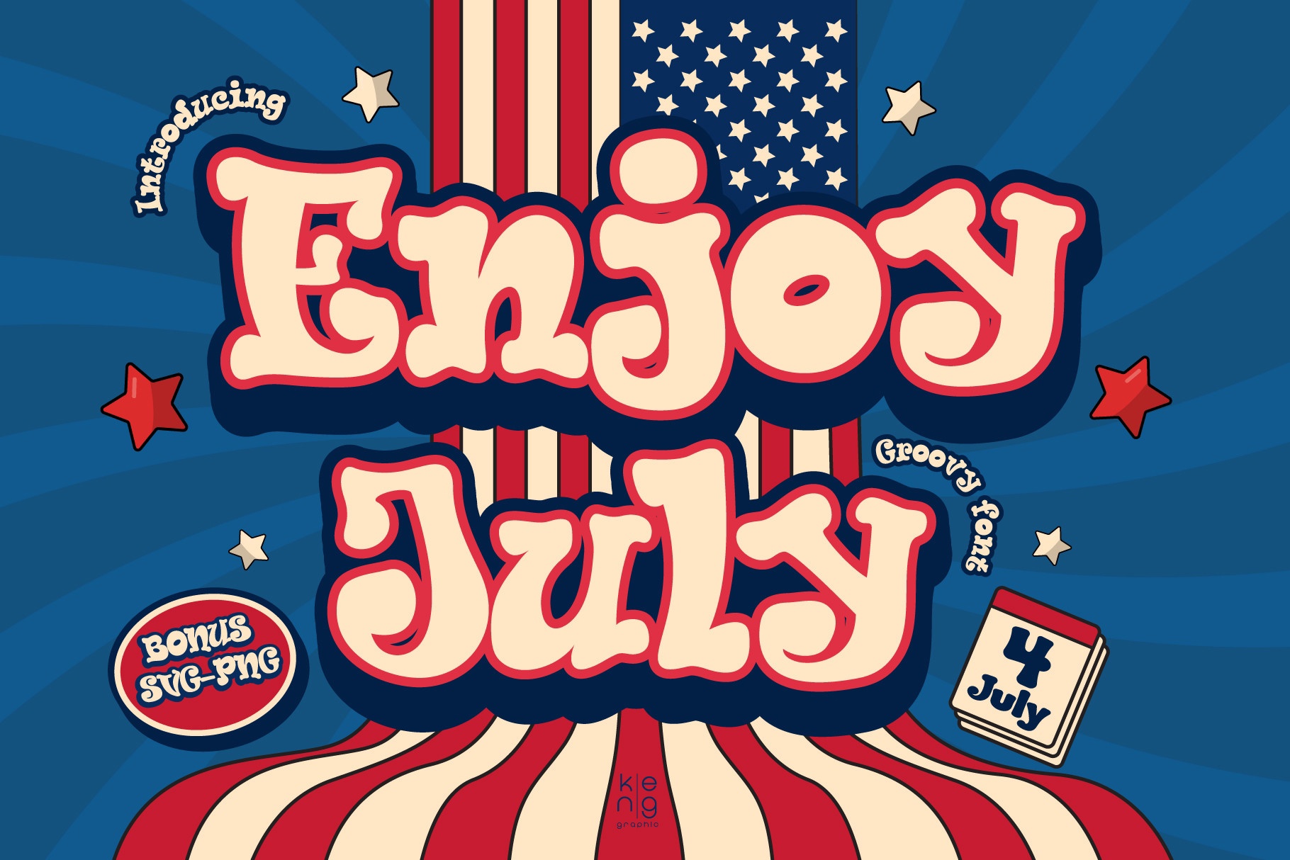 Enjoy July Font preview