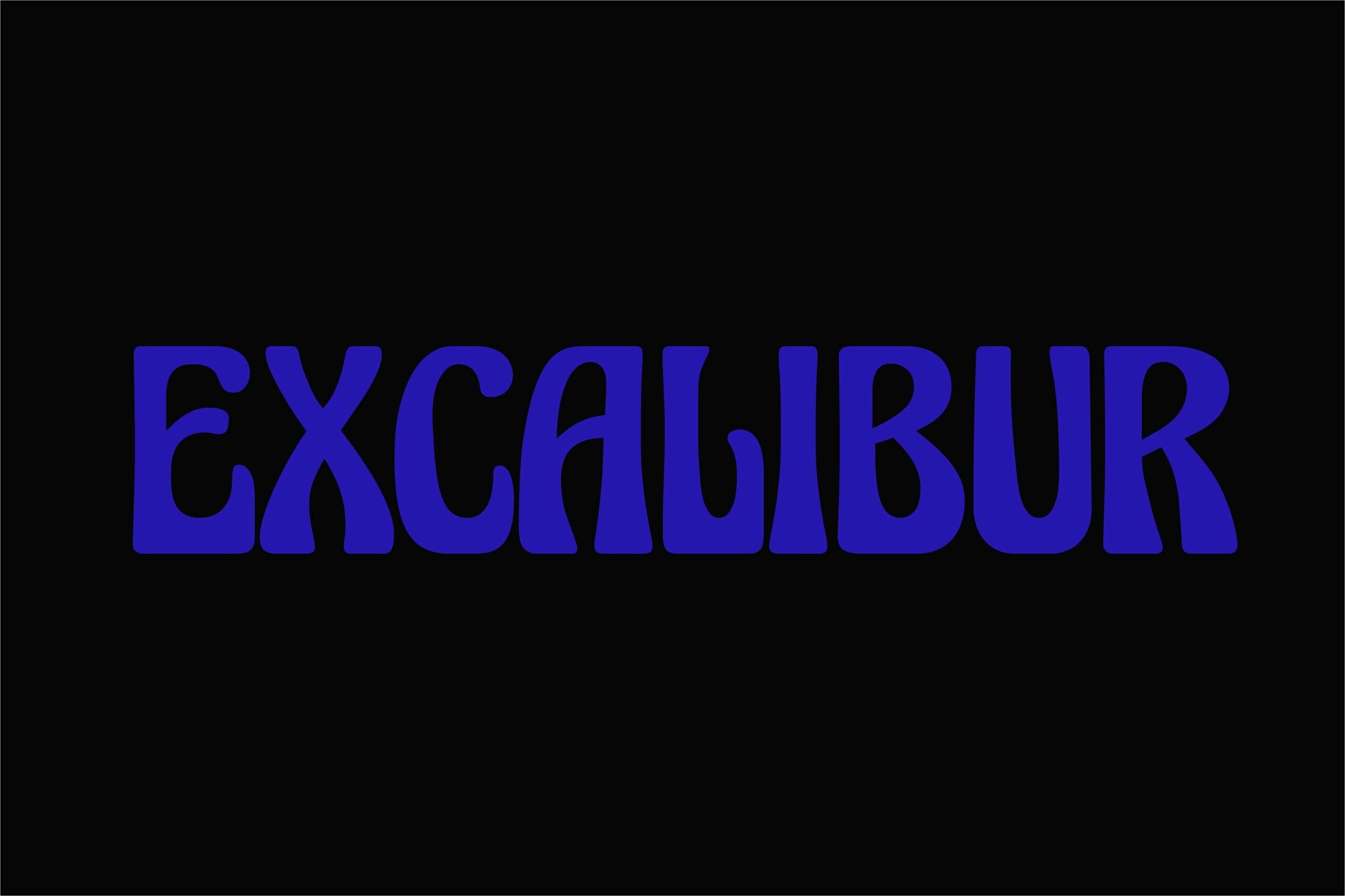 Excalibur Font preview