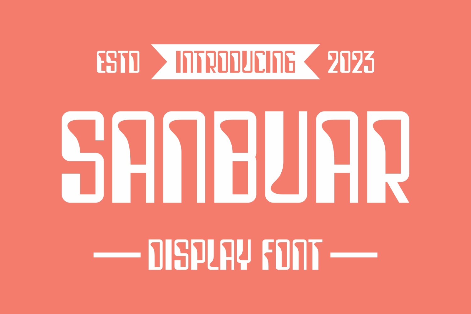 Sanbuar Regular Font preview