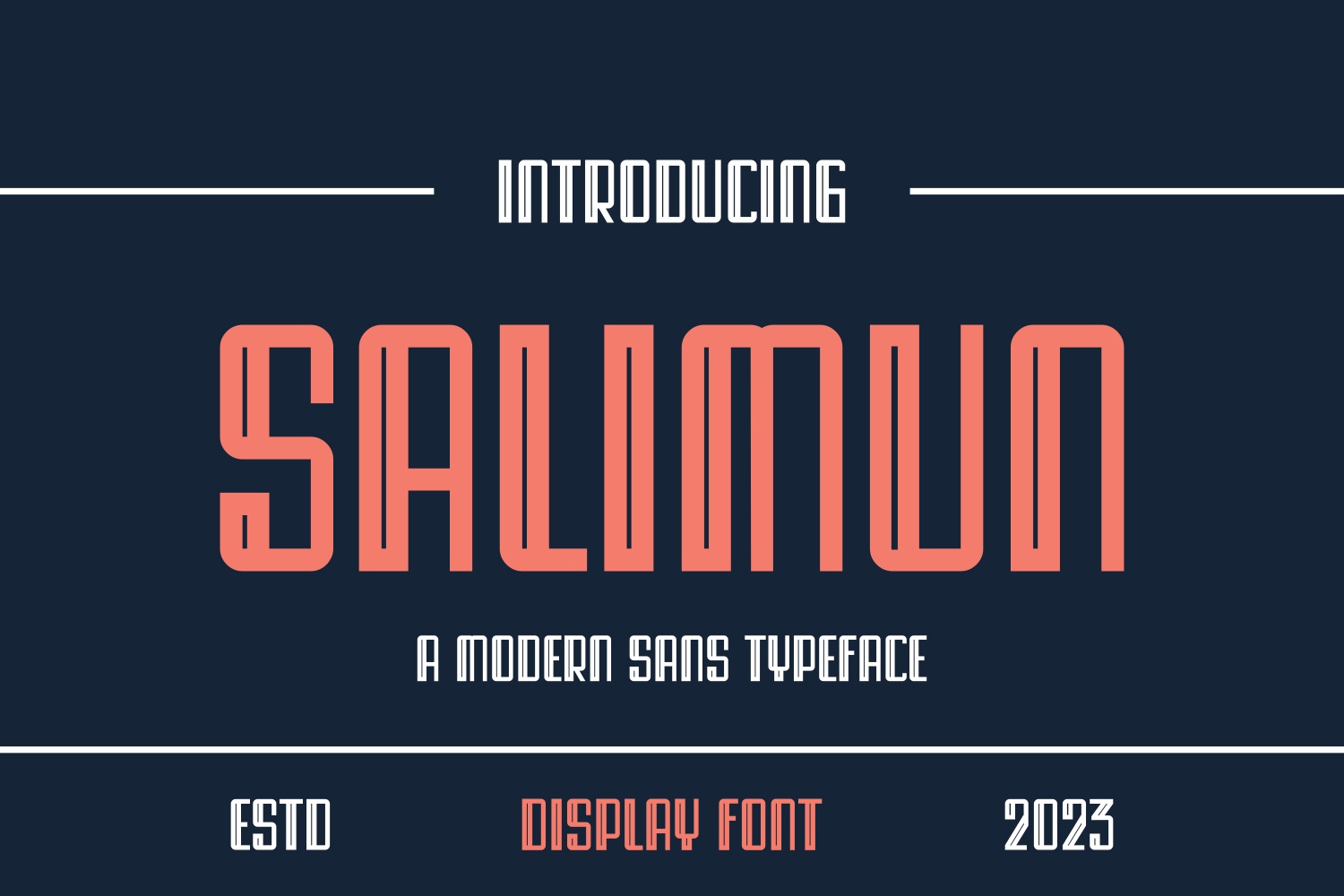 Salimun Font preview