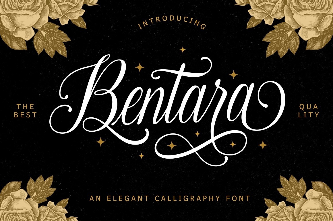 Bentara Script Regular Font preview