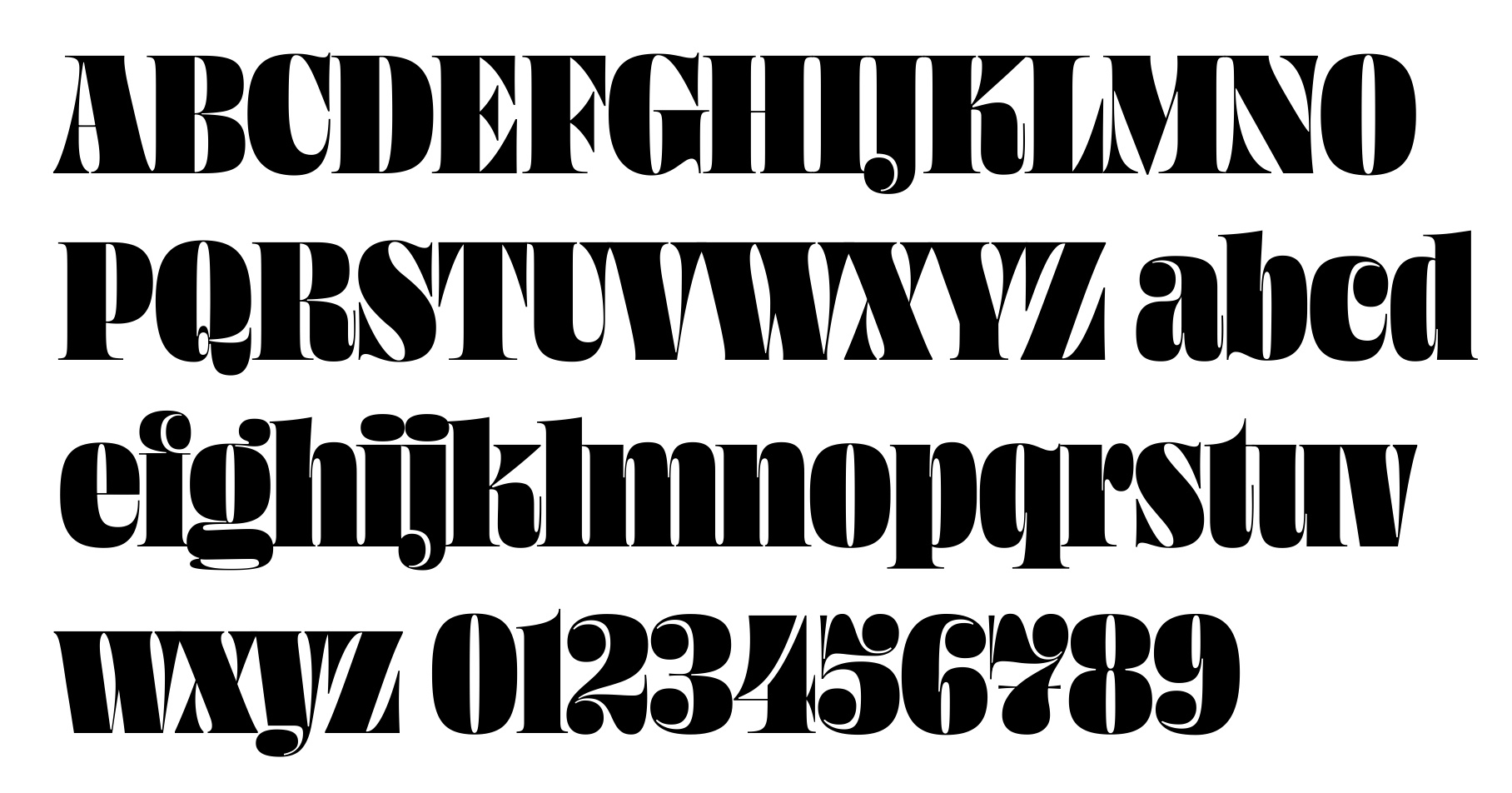 Ohno Fatface Variable Font preview