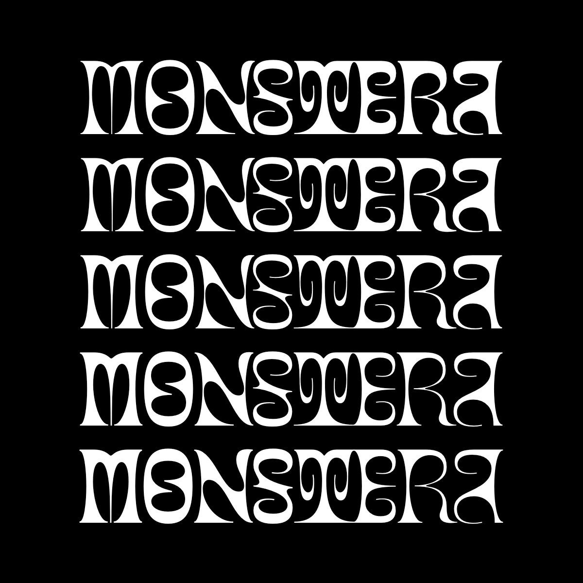 Monstera v0.3 Light Font preview