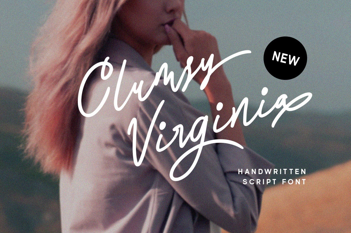 Clumsy Virginia Font preview