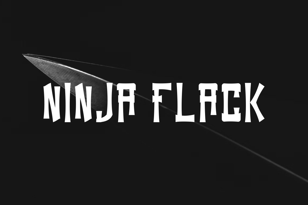 Ninja Flack Font preview