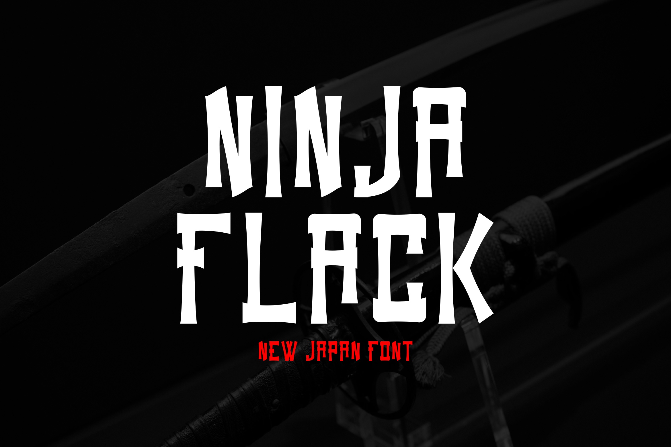 Ninja Flack Regular Font preview
