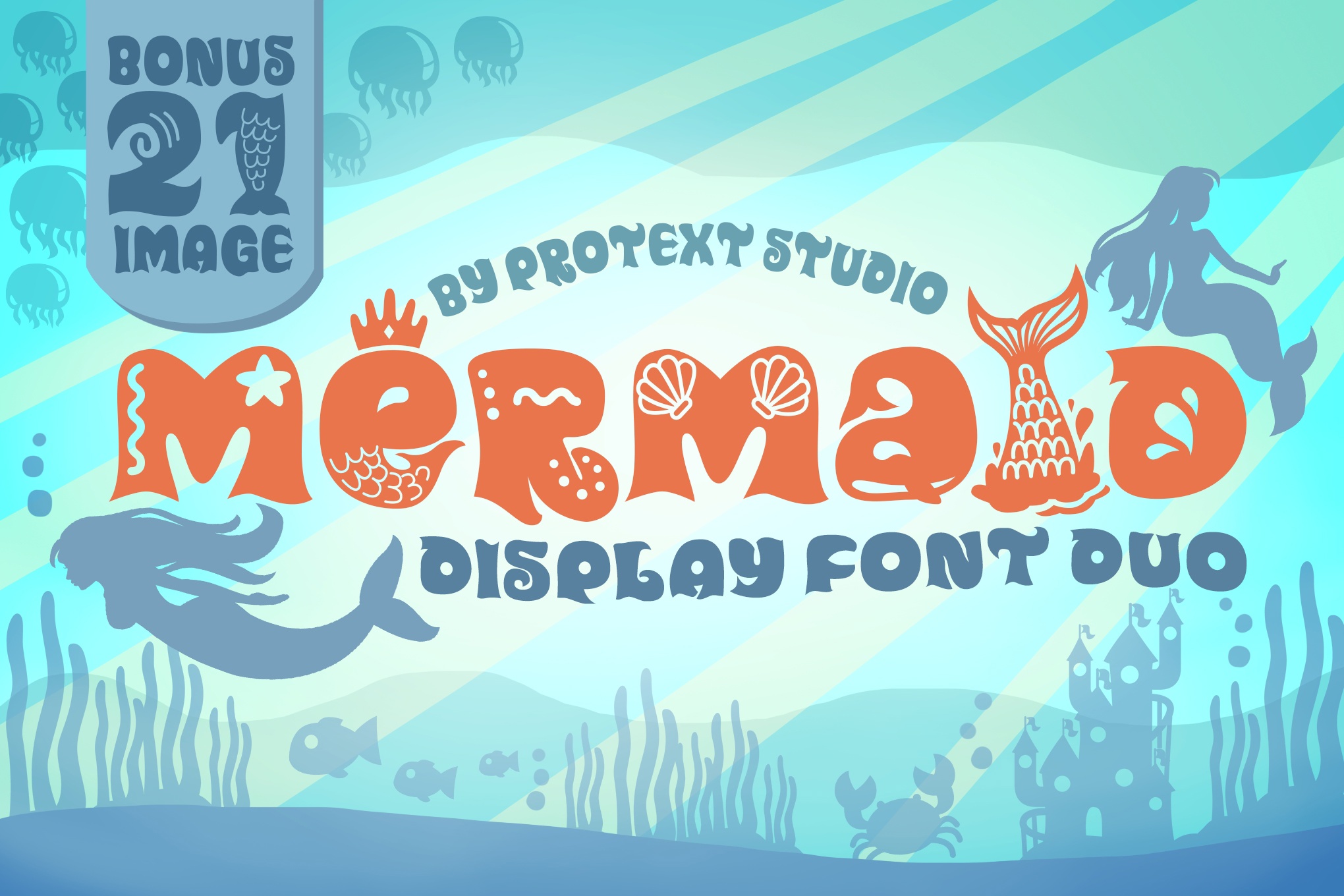Mermaid Regular Font preview