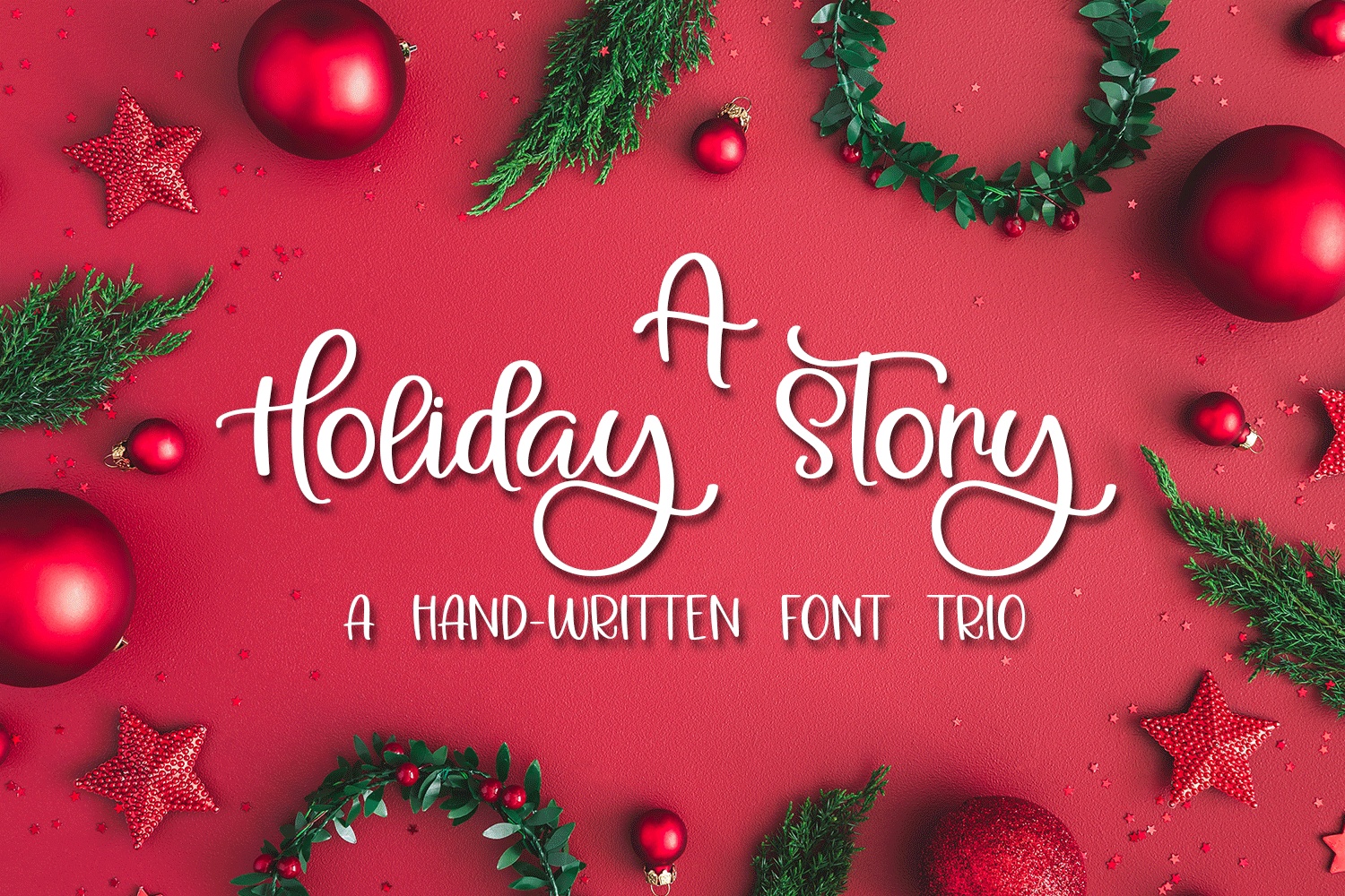 A Holiday Story Regular Font preview