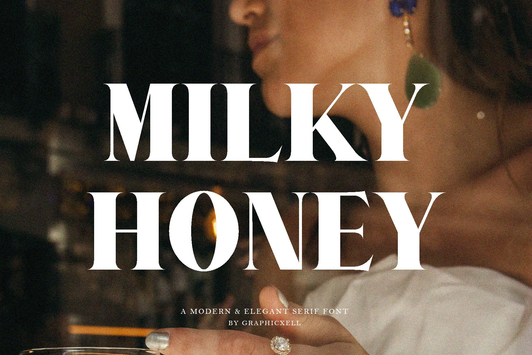 Milky Honey Font preview