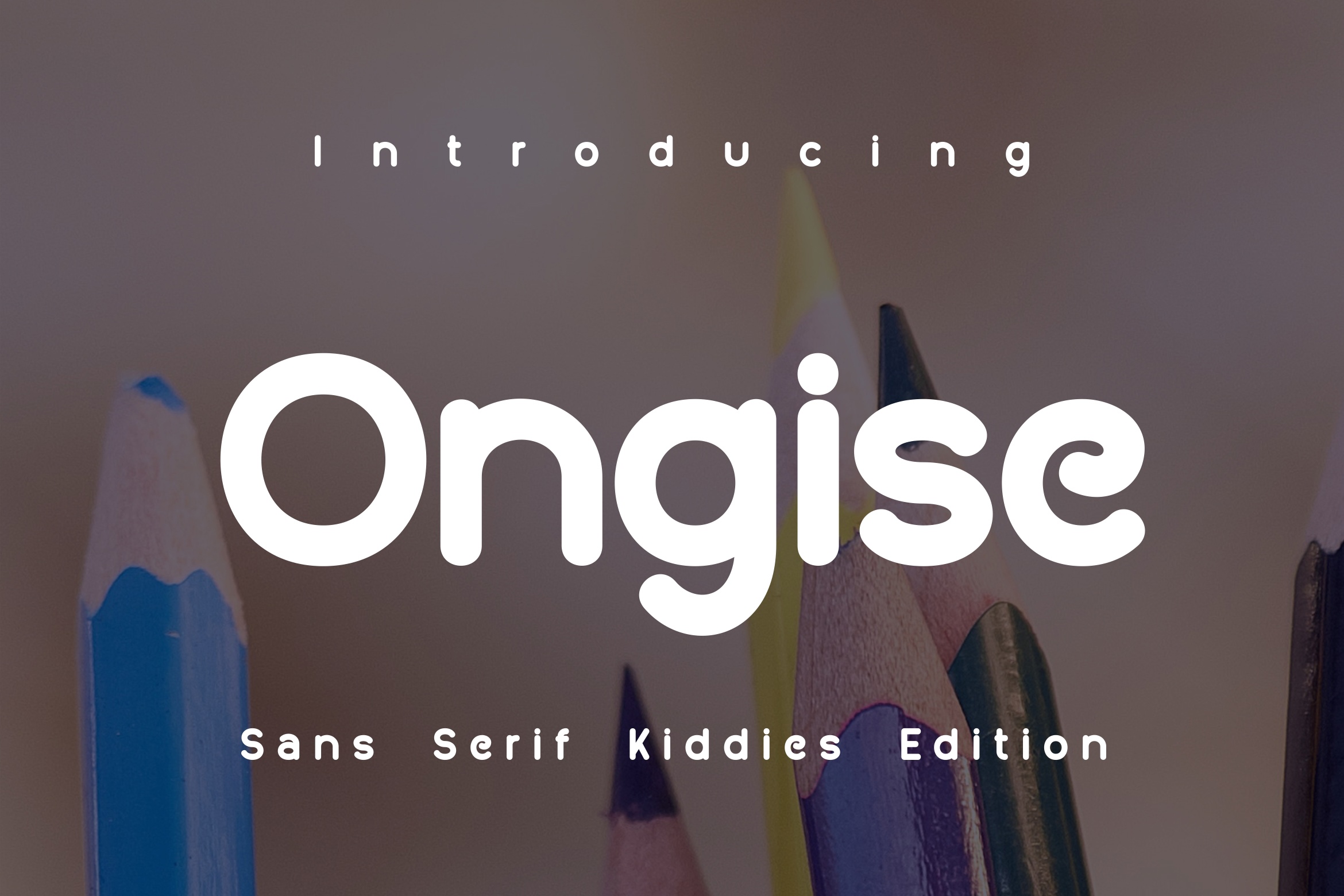 Ongise Monde Regular Font preview