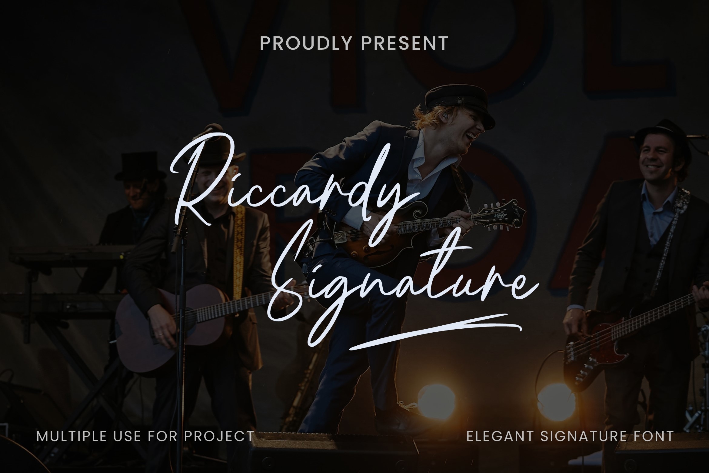 Riccardy Signature Font preview