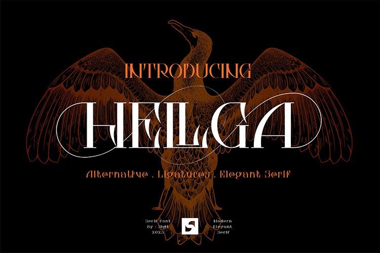 Hellga Font preview
