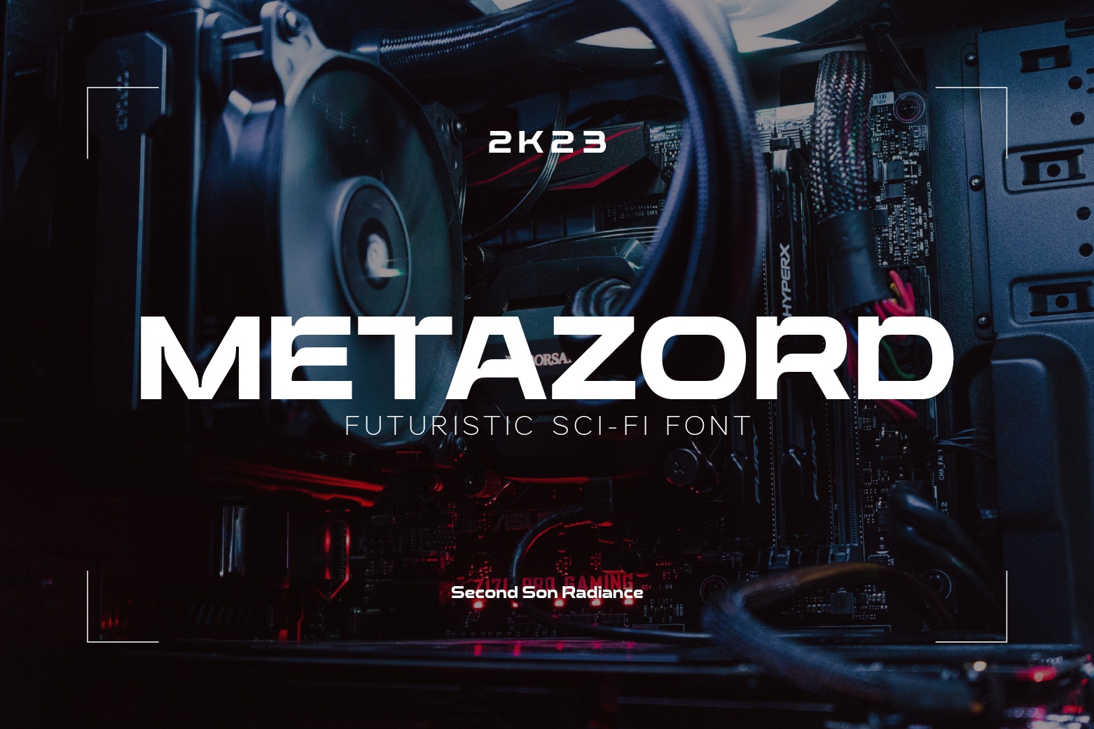 Metazord Font preview