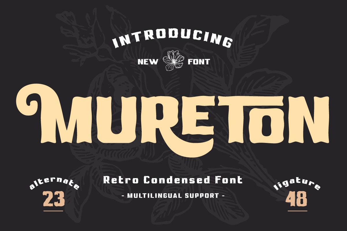 Mureton Font preview