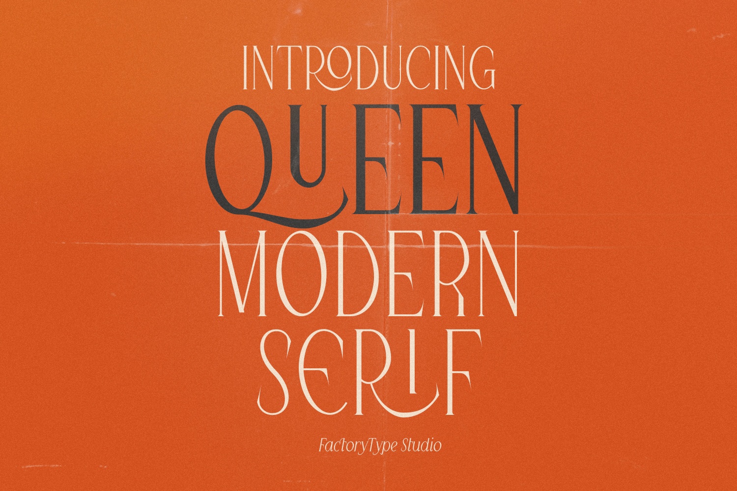 Queen Serif Semi bold Italic Font preview