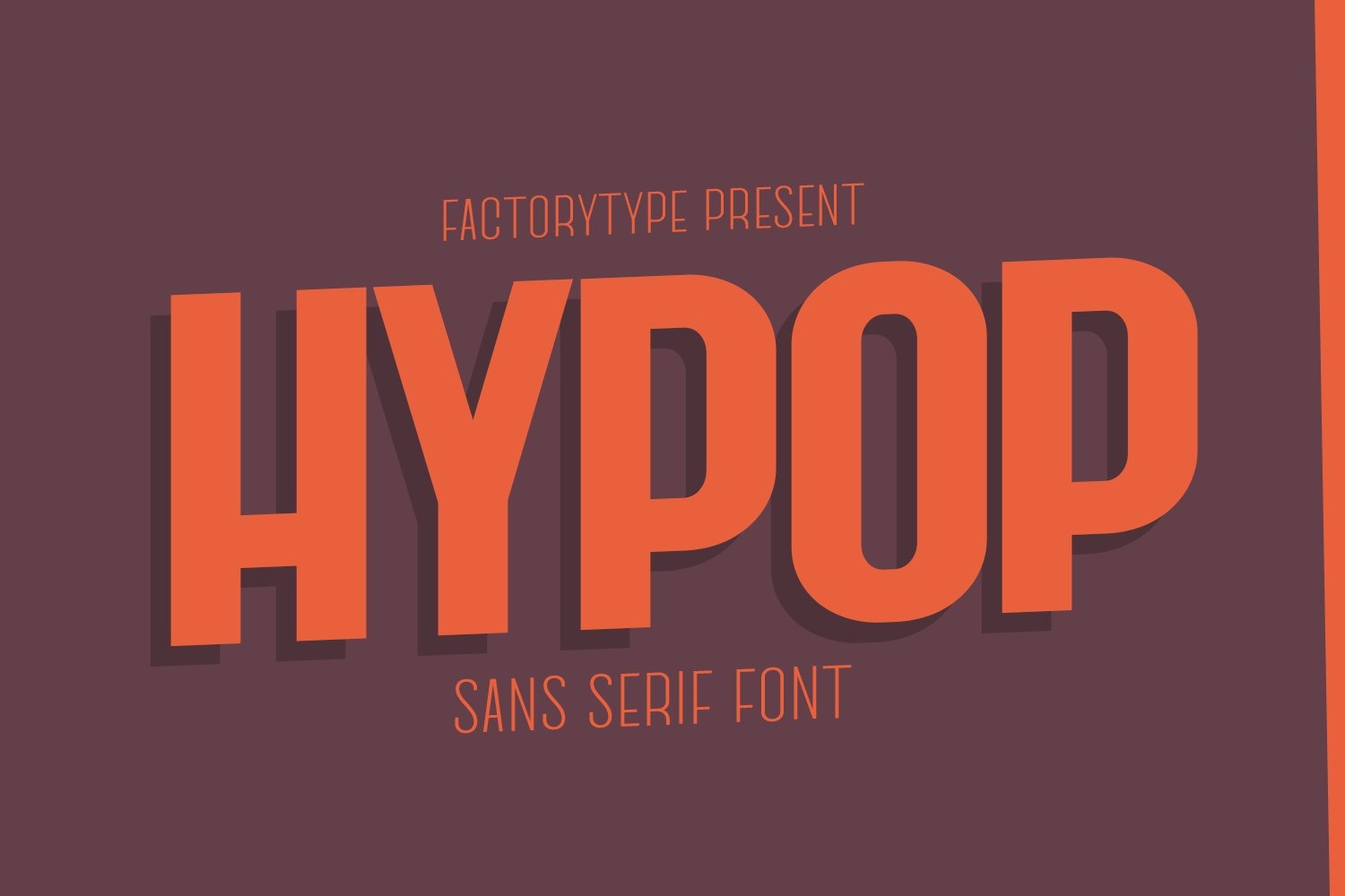 Hypop Medium Font preview