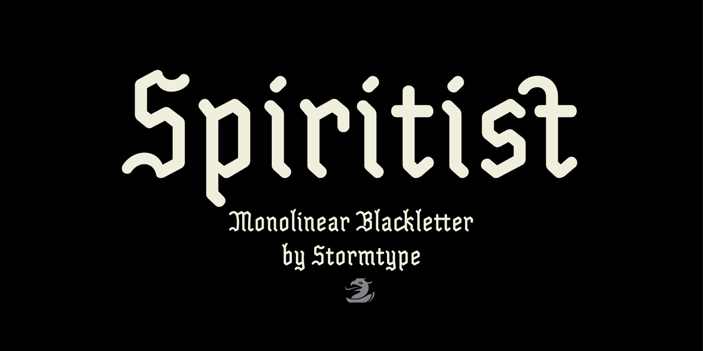 Spiritist Black Font preview