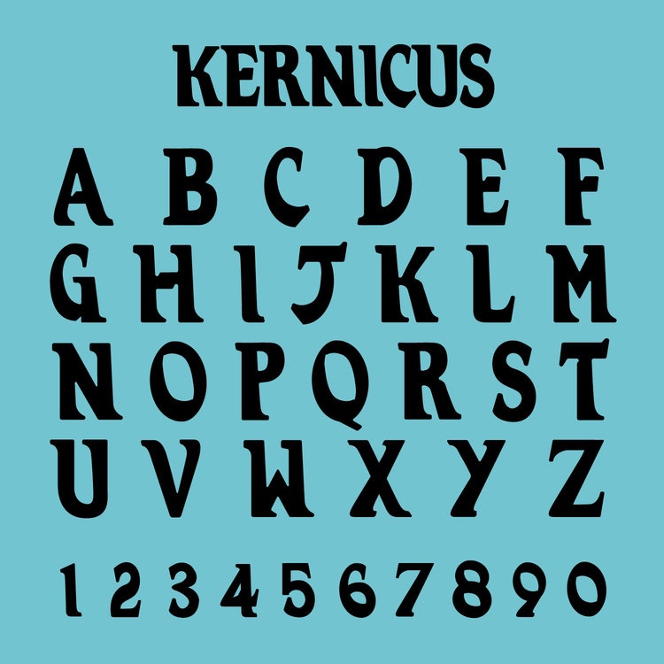 Kernicus Regular Font preview
