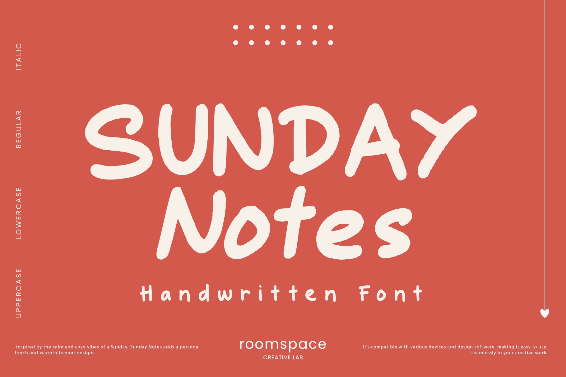 Sunday Notes Regular Font preview