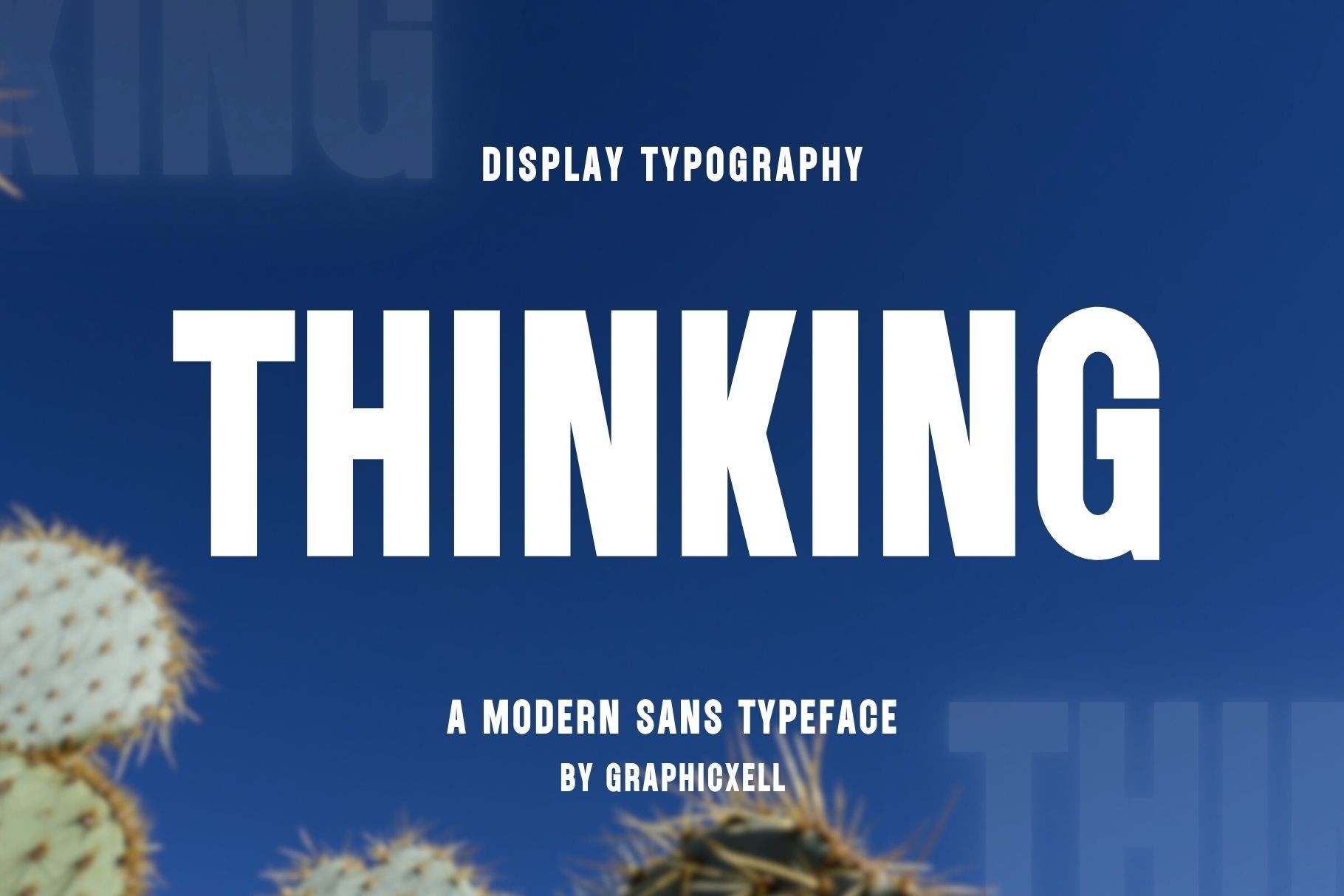 Thinking Font preview