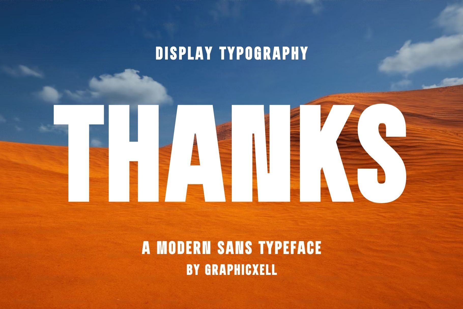 Thanks Font preview