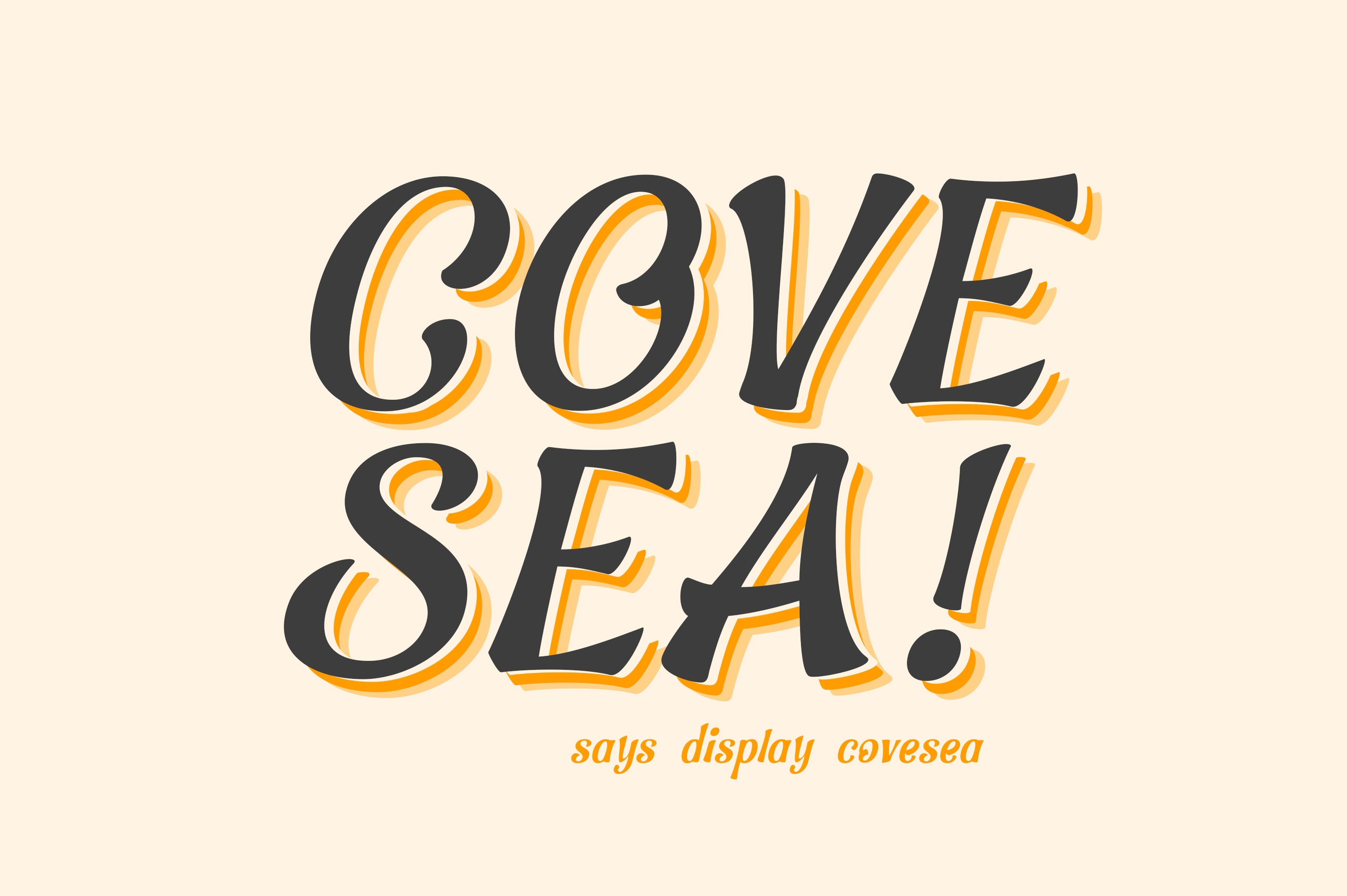 Covesea Font preview