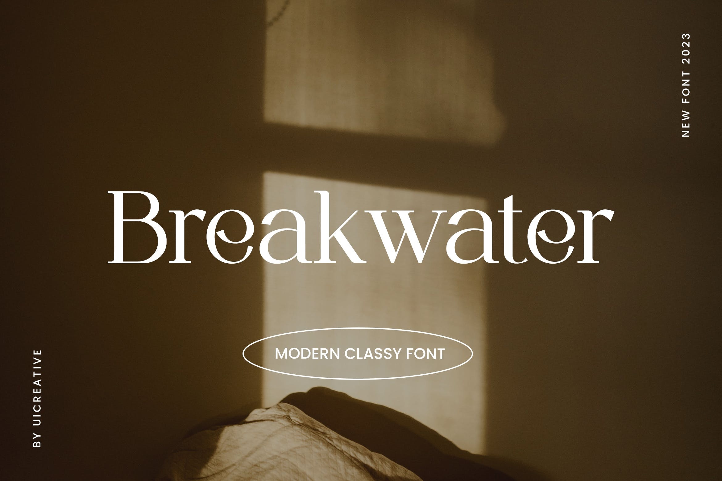 Breakwater Regular Font preview