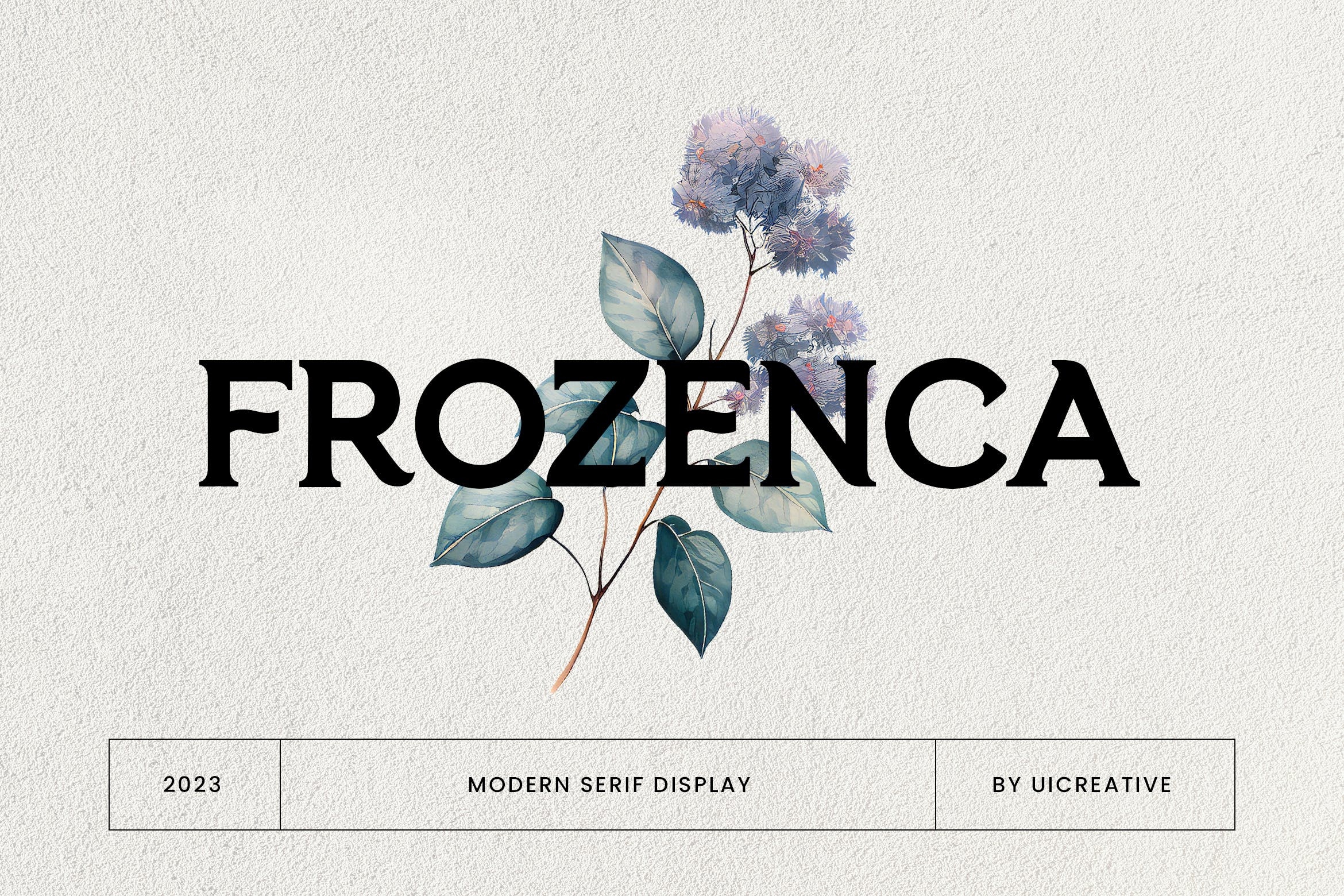 Frozenca Font preview