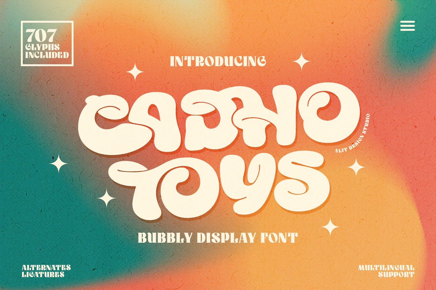 Cadho Toys Font preview