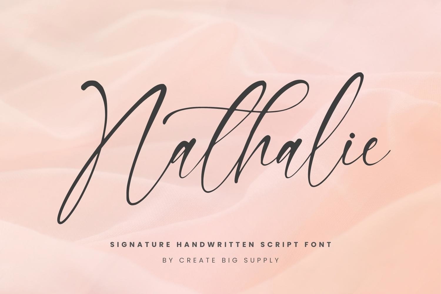 Nathalie Regular Font preview