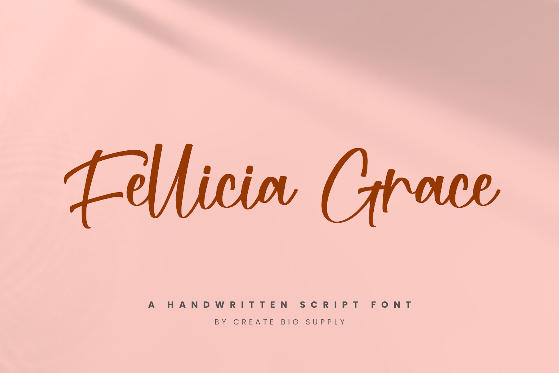 Fellicia Grace Regular Font preview