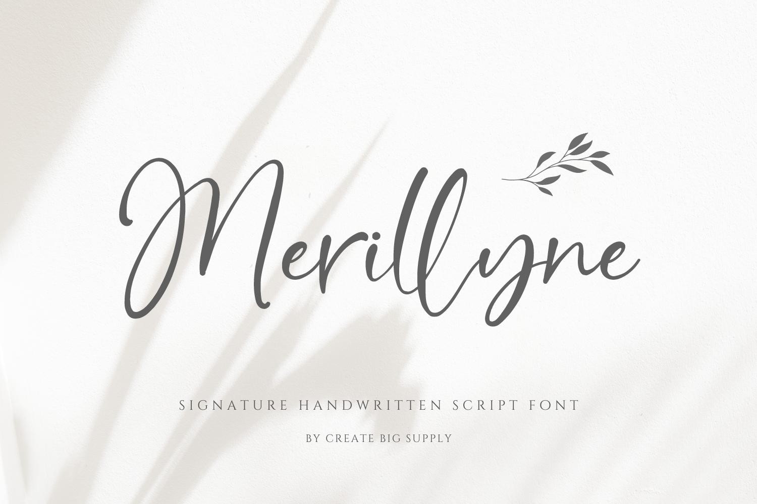 Merillyne Font preview