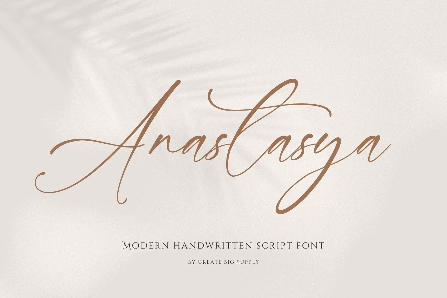 Anastasya Regular Font preview