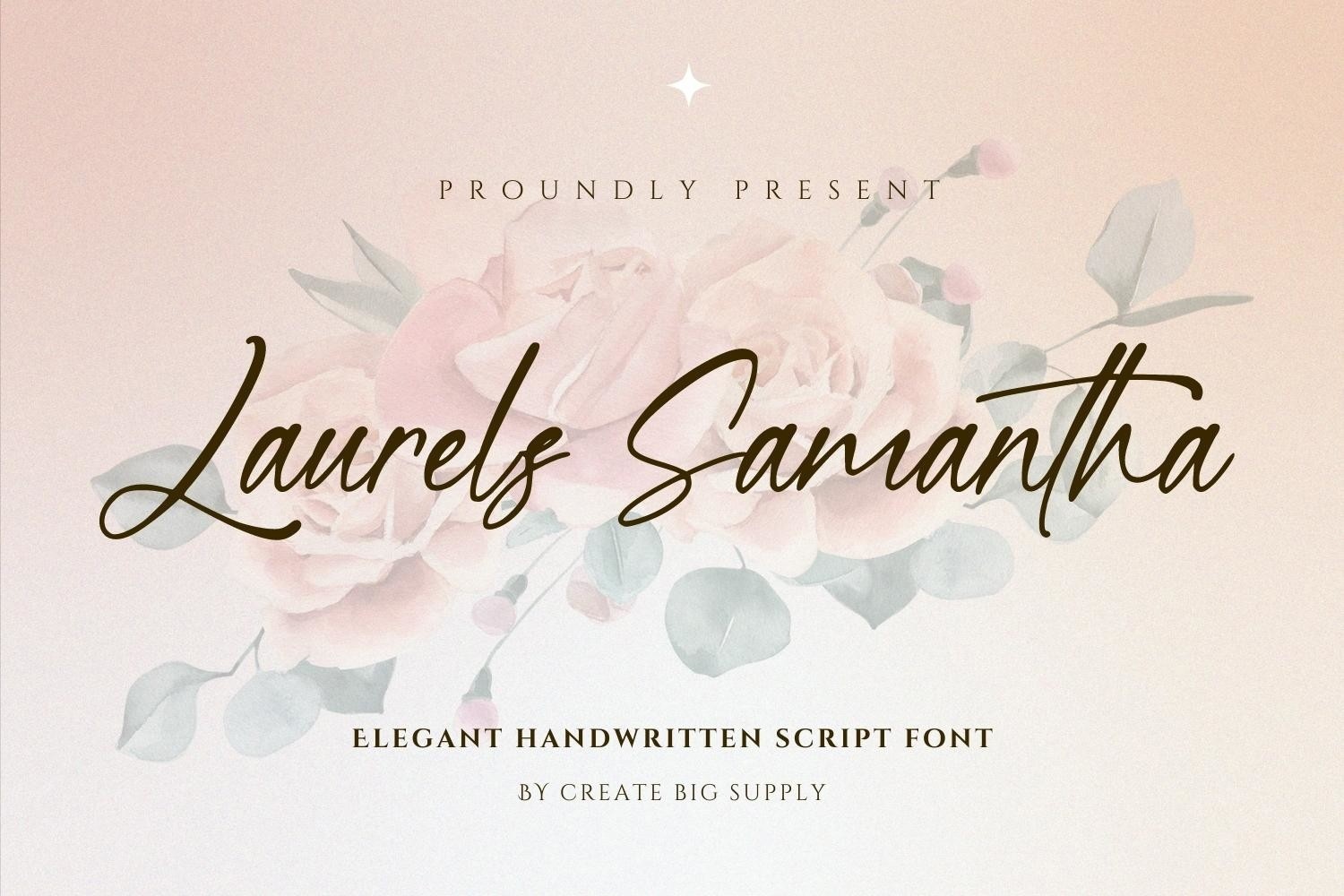 Laurels Samantha Font preview