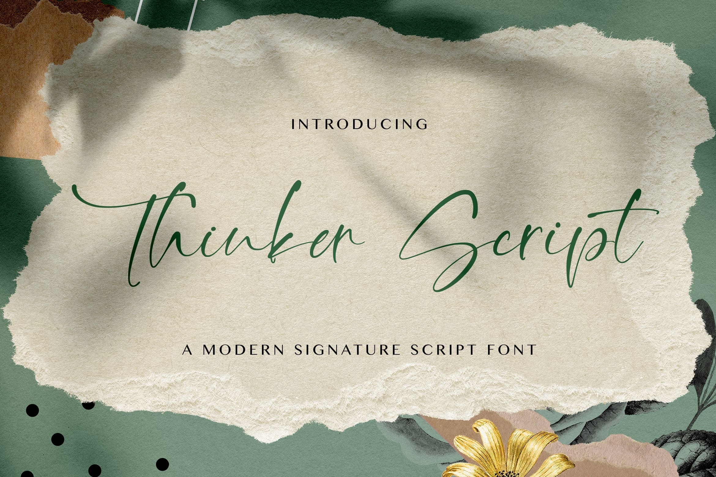 Thinker Script Font preview