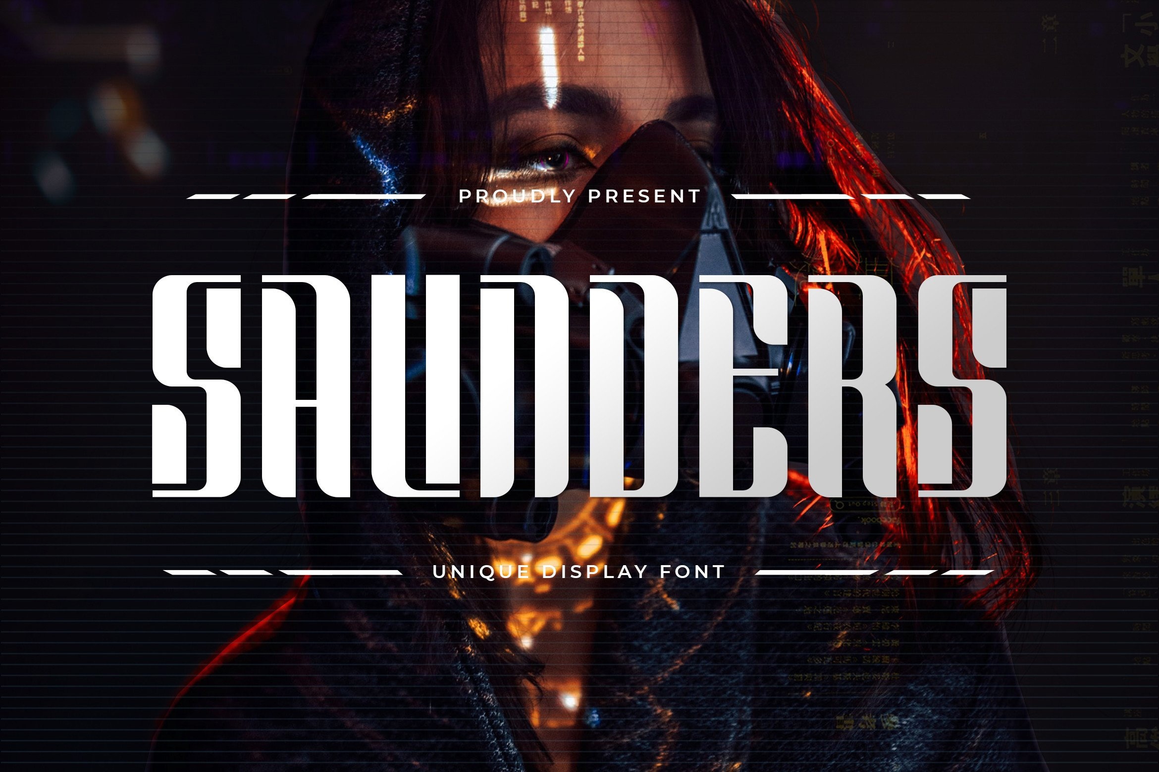 Saunders Font preview