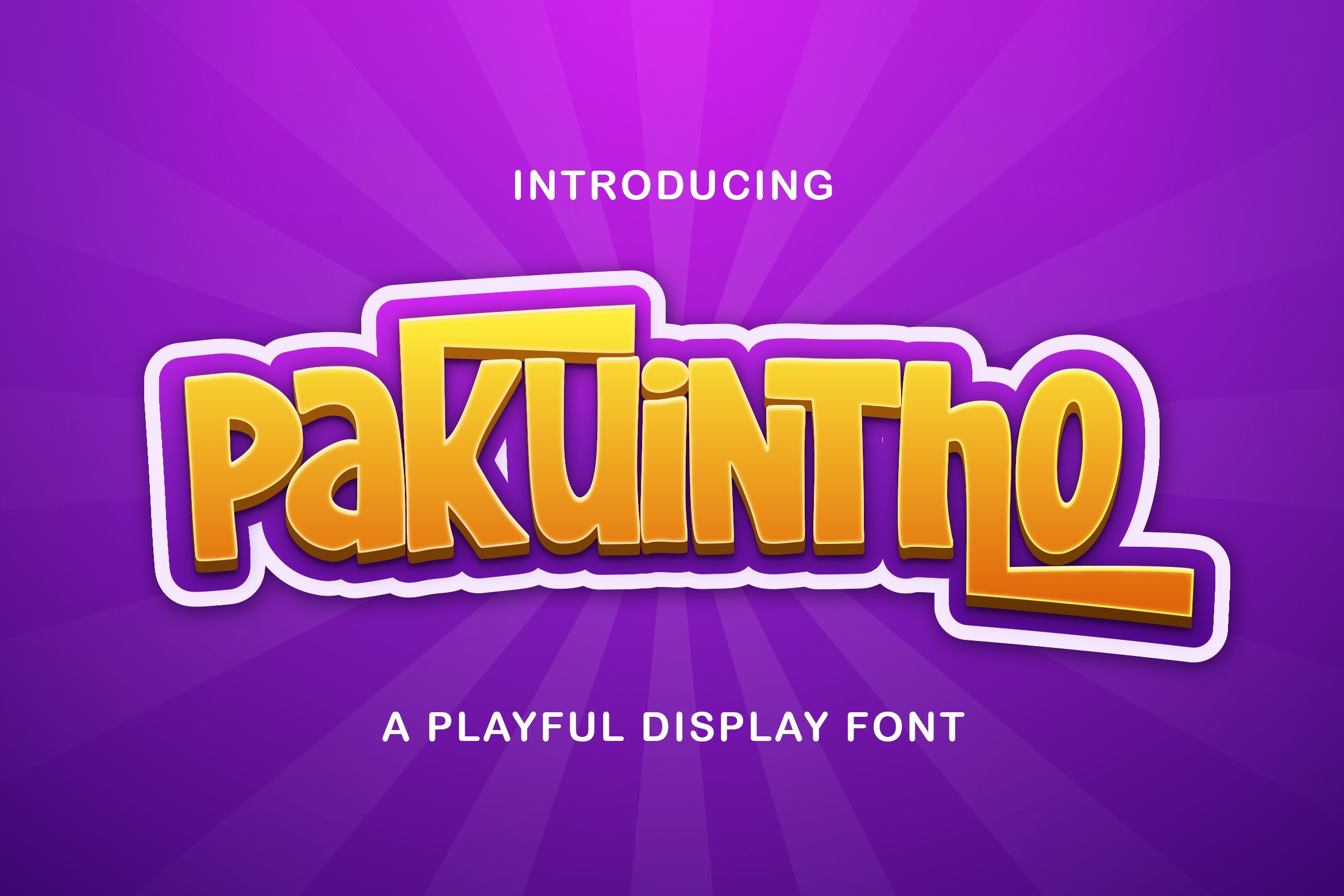 Pakuintho Regular Font preview