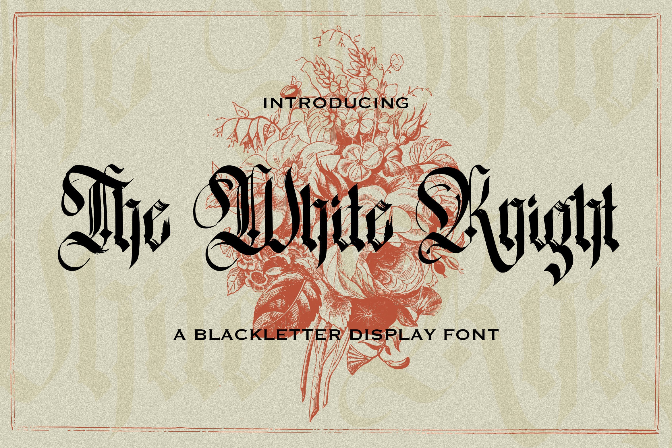 The White Knight Font preview