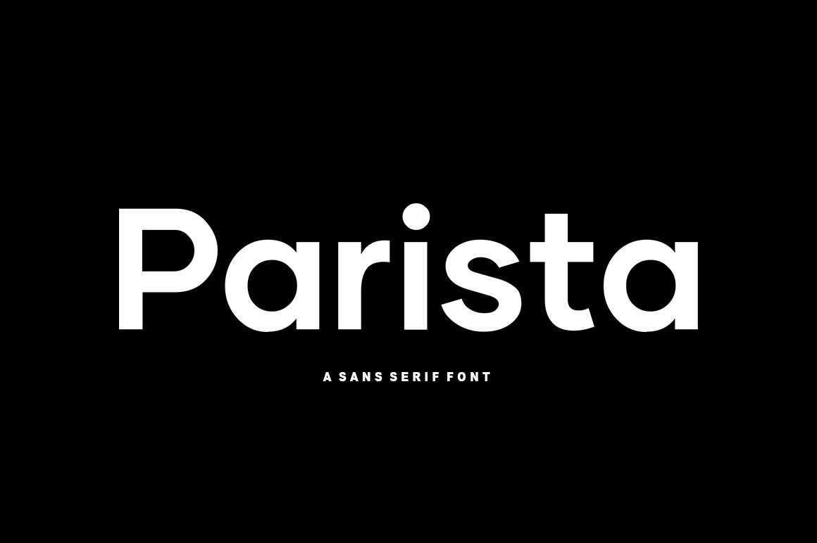 Parista Font preview
