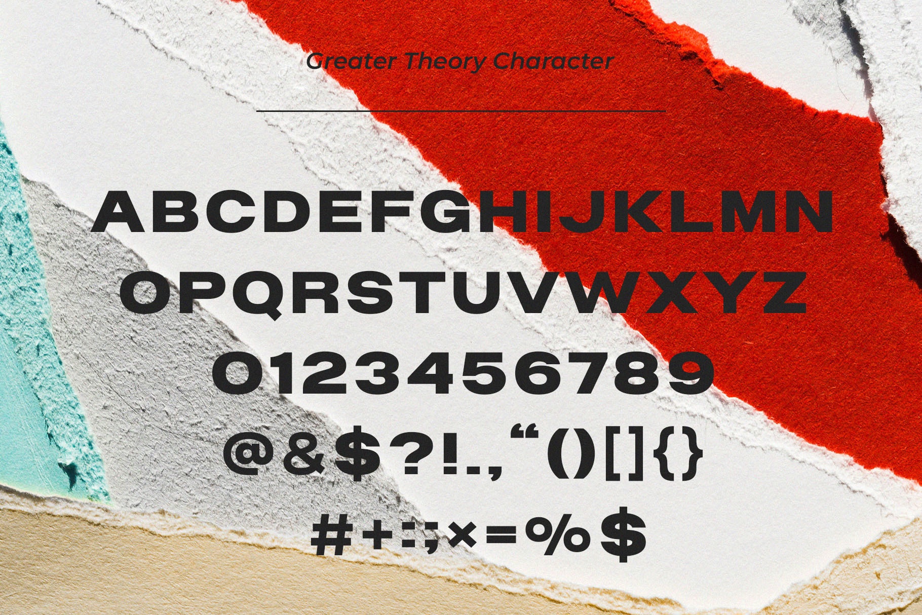 Greater Theory Regular Font preview