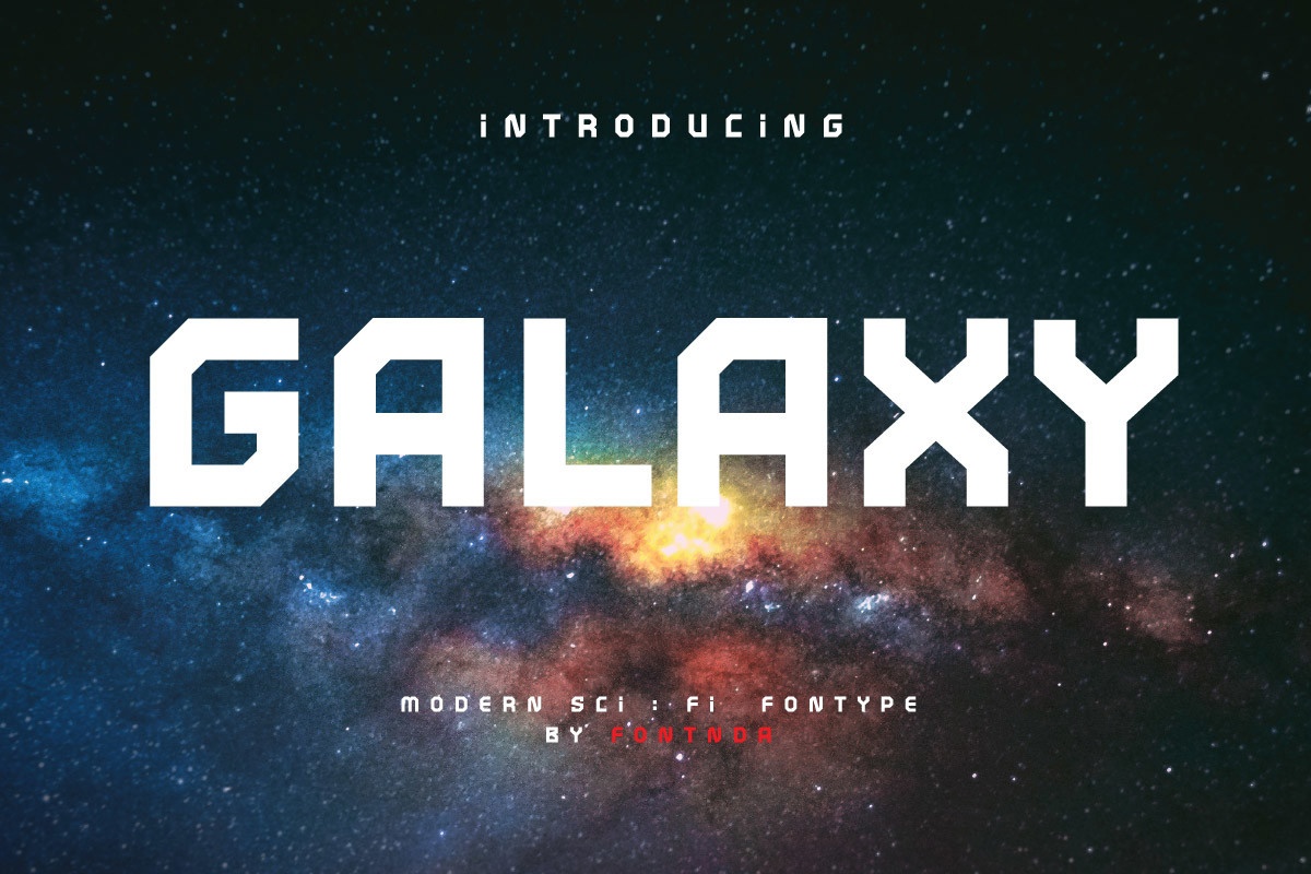Galaxy Regular Font preview
