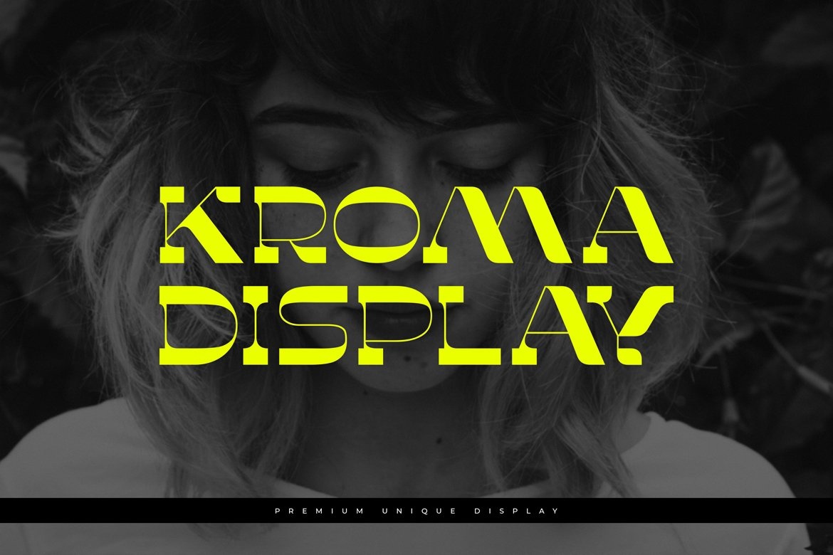 Kroma Display Font preview