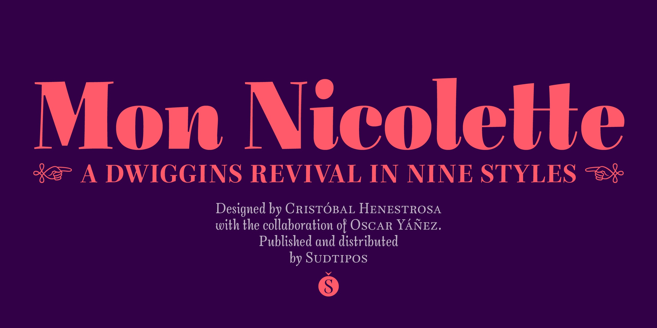 Mon Nicolette Toscane Regular Font preview