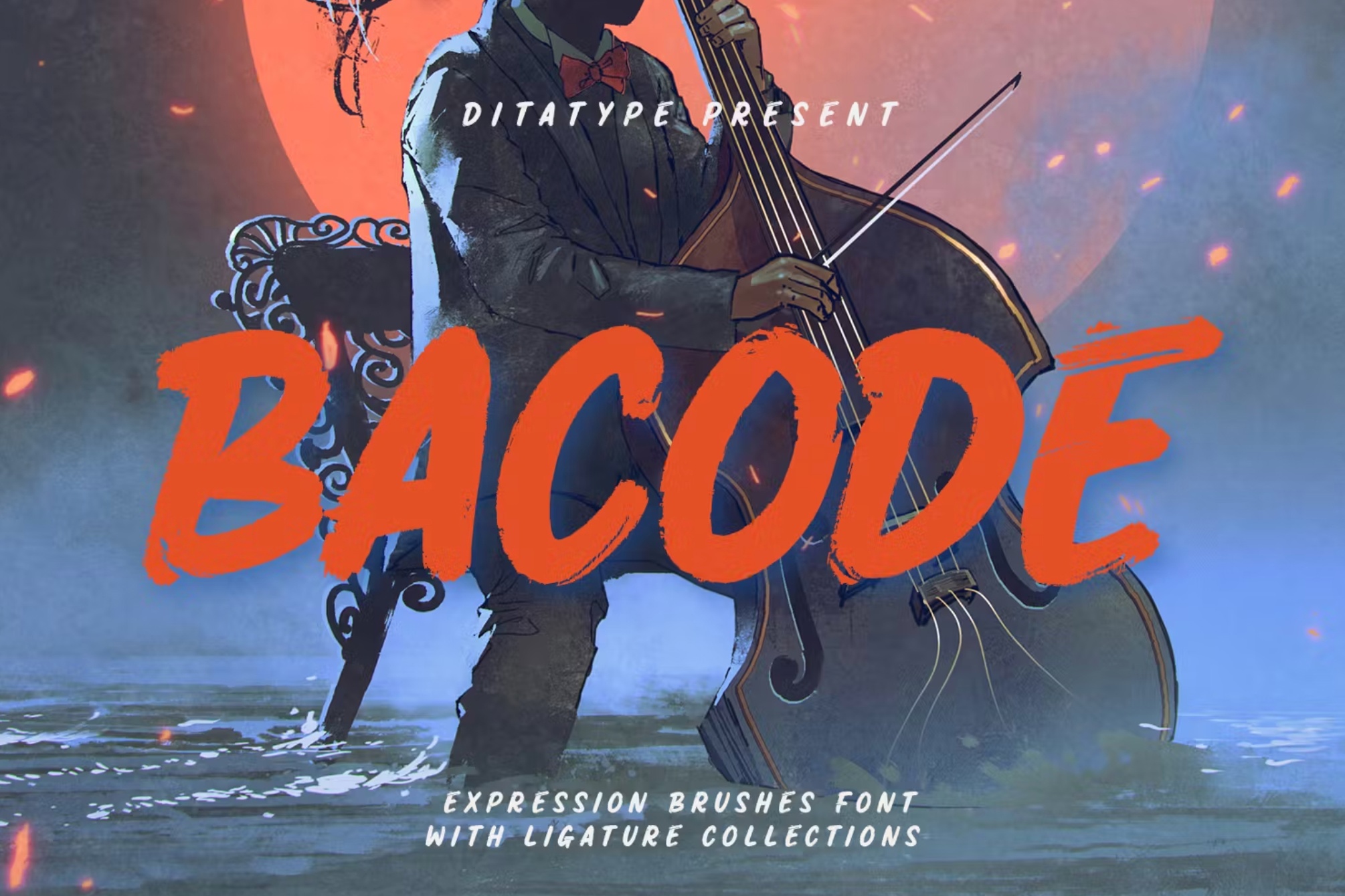 Bacode Font preview
