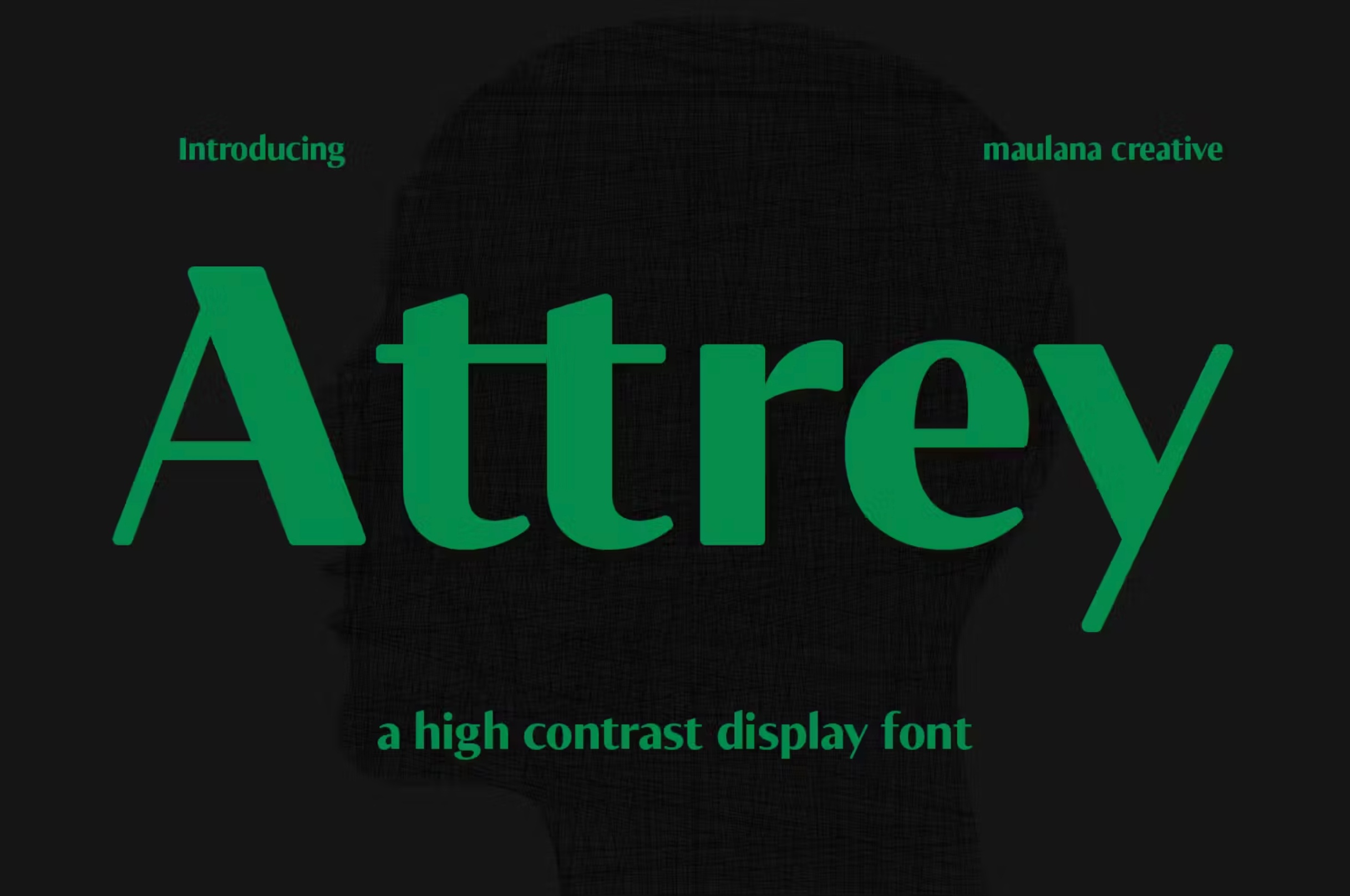 Attrey Font preview