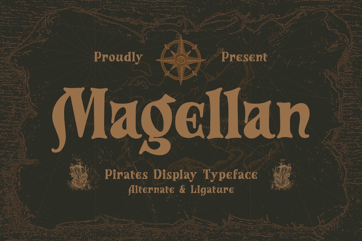 Magellan Regular Font preview