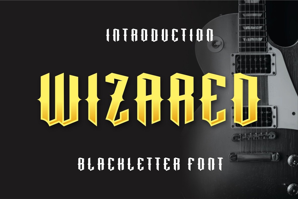 Wizared Regular Font preview